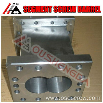 cylinder elements for parallel twin screw extruder screw segment